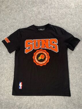Phoenix Suns Black Team Tee with Orange Logo